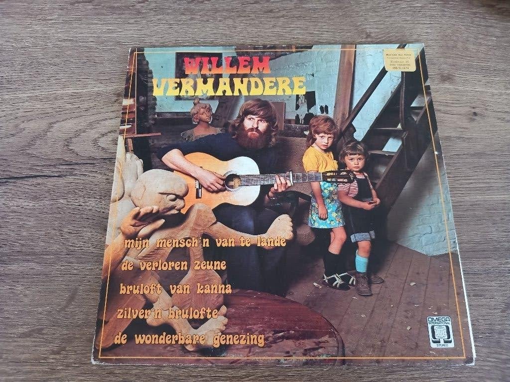 Vinyl LP Willem Vermandere Folk Folklore Streekmuziek, Ophalen of Verzenden, 12 inch, Folk, LP