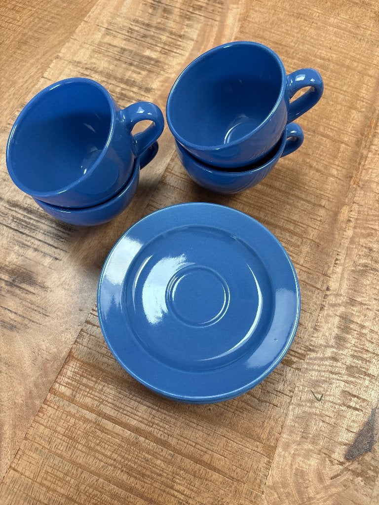 Koffietassen + bordjes, Ophalen, Nieuw, Kop(pen) en/of Schotel(s)