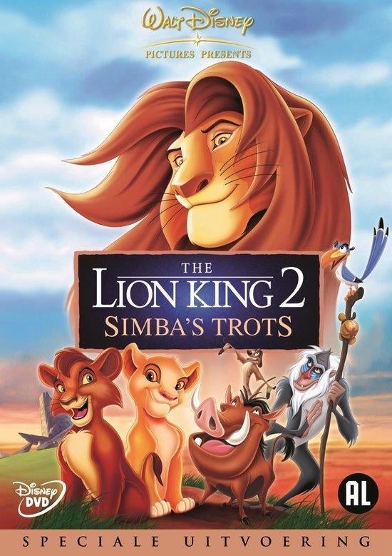 Disney dvd - The Lion King 2 - Simba's trots, Ophalen of Verzenden