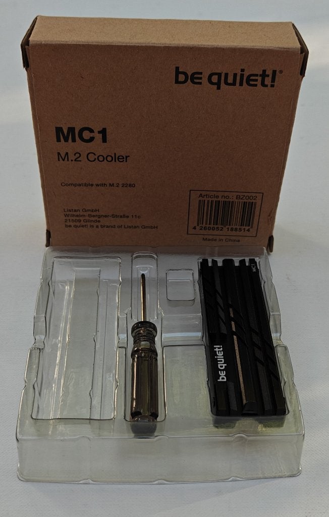 Be quiet! MC1 M.2 SSD Cooler, Ophalen of Verzenden, Zo goed als nieuw, SSD