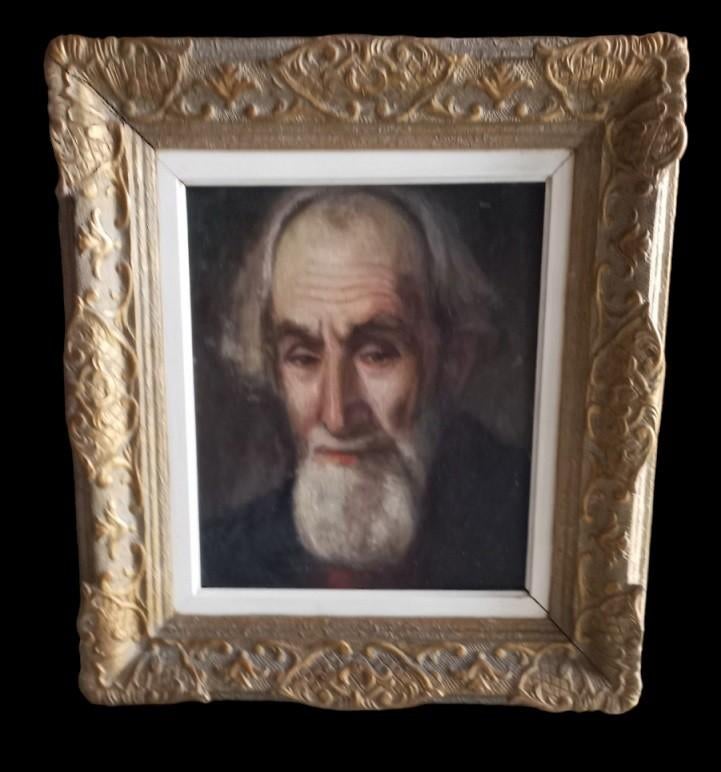portret op metaal., Ophalen of Verzenden
