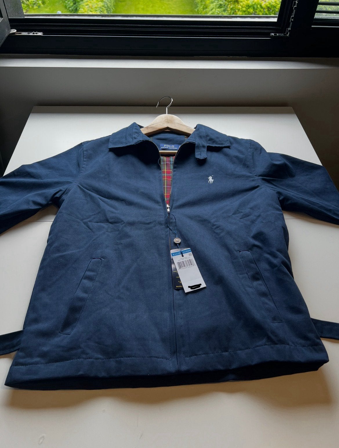 Ralph Lauren vestje maat S-M, Ophalen, Zo goed als nieuw, Maat 48/50 (M), Blauw