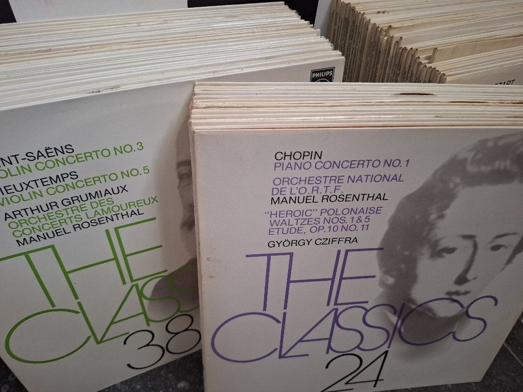 Pak 150 x Lp Vinyl - Philips - Grands Maîtres & The Classics, LP, Kamermuziek, Mahler, Ophalen of Verzenden