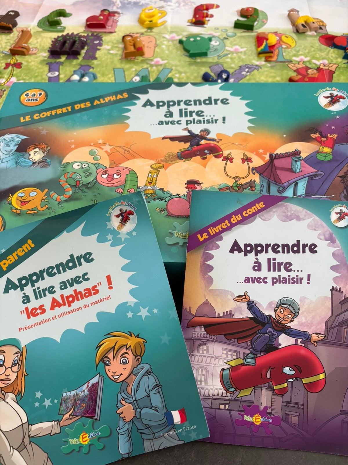 Apprentissage de la lecture méthode « les alphas, Enlèvement, Comme neuf