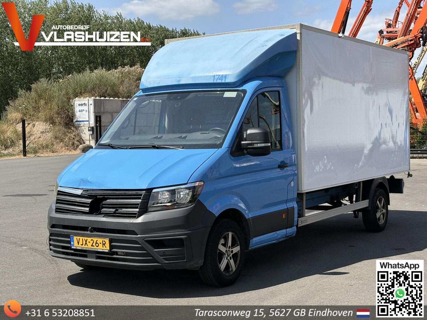 Volkswagen Crafter 35 2.0 TDI L4H3 | € 7.950,- NETTO! | Bakw, Auto's, Blauw, Bedrijf, 277 g/km, ABS