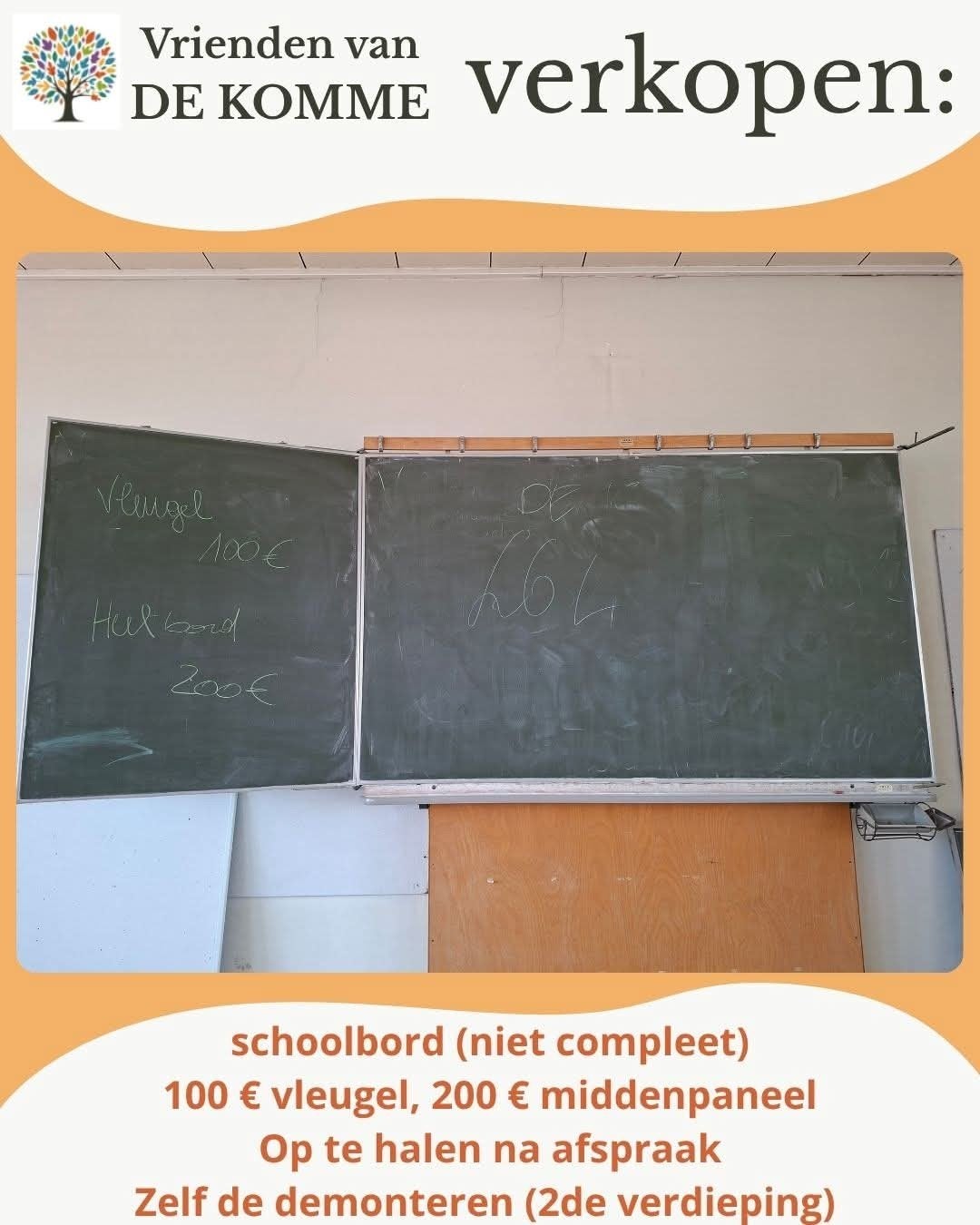Schoolbord niet compleet, Ophalen