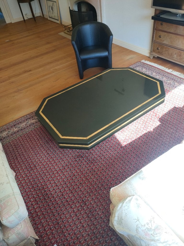 Stevige salontafel, Ophalen, Overige materialen, Gebruikt, 100 tot 150 cm