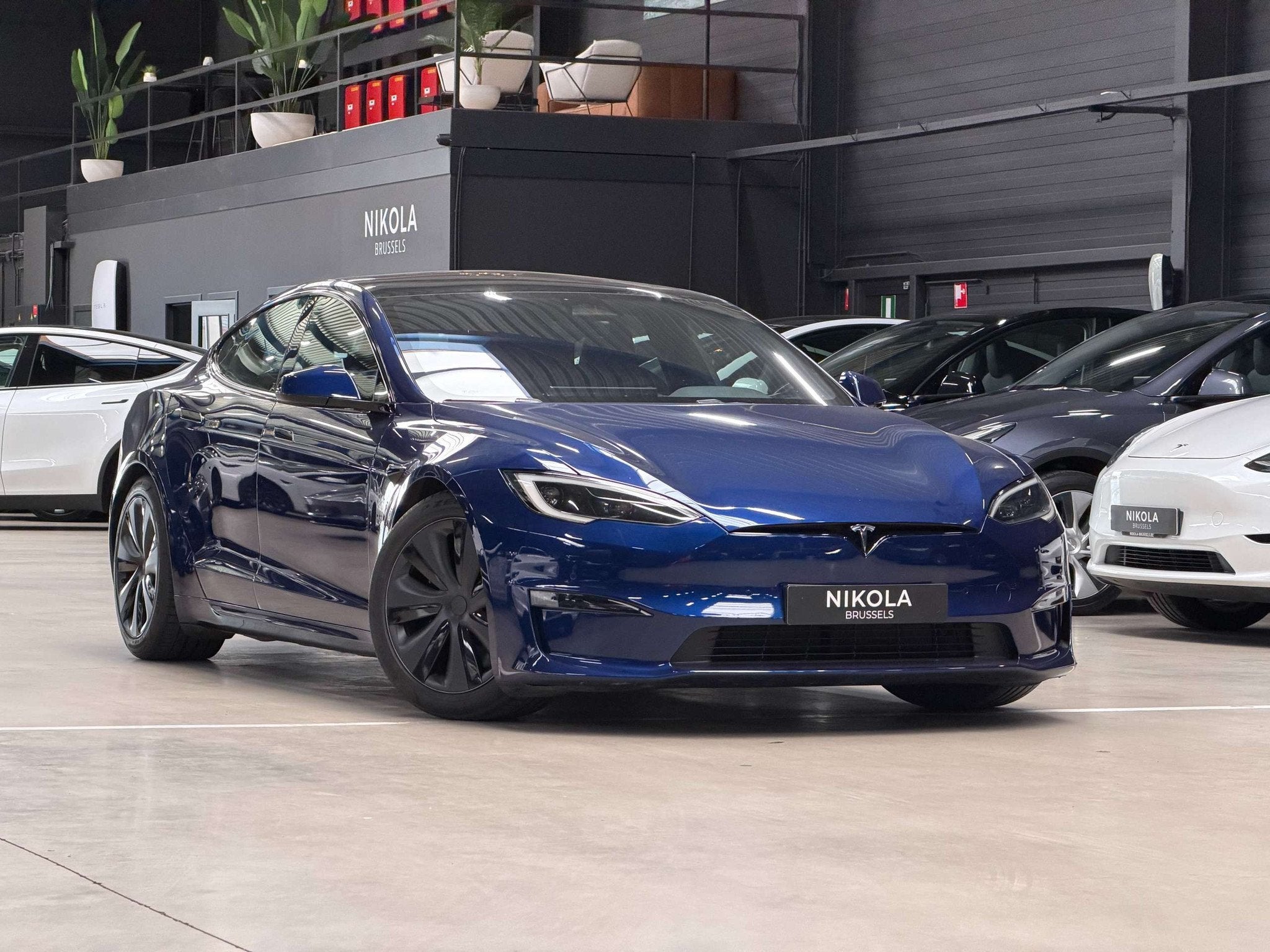 Tesla Model S PLAID - ENHANCED AUTOPILOT ACTIVE - FACELIFT -, Auto's, Automaat, 75 kW, Gebruikt, Zwart