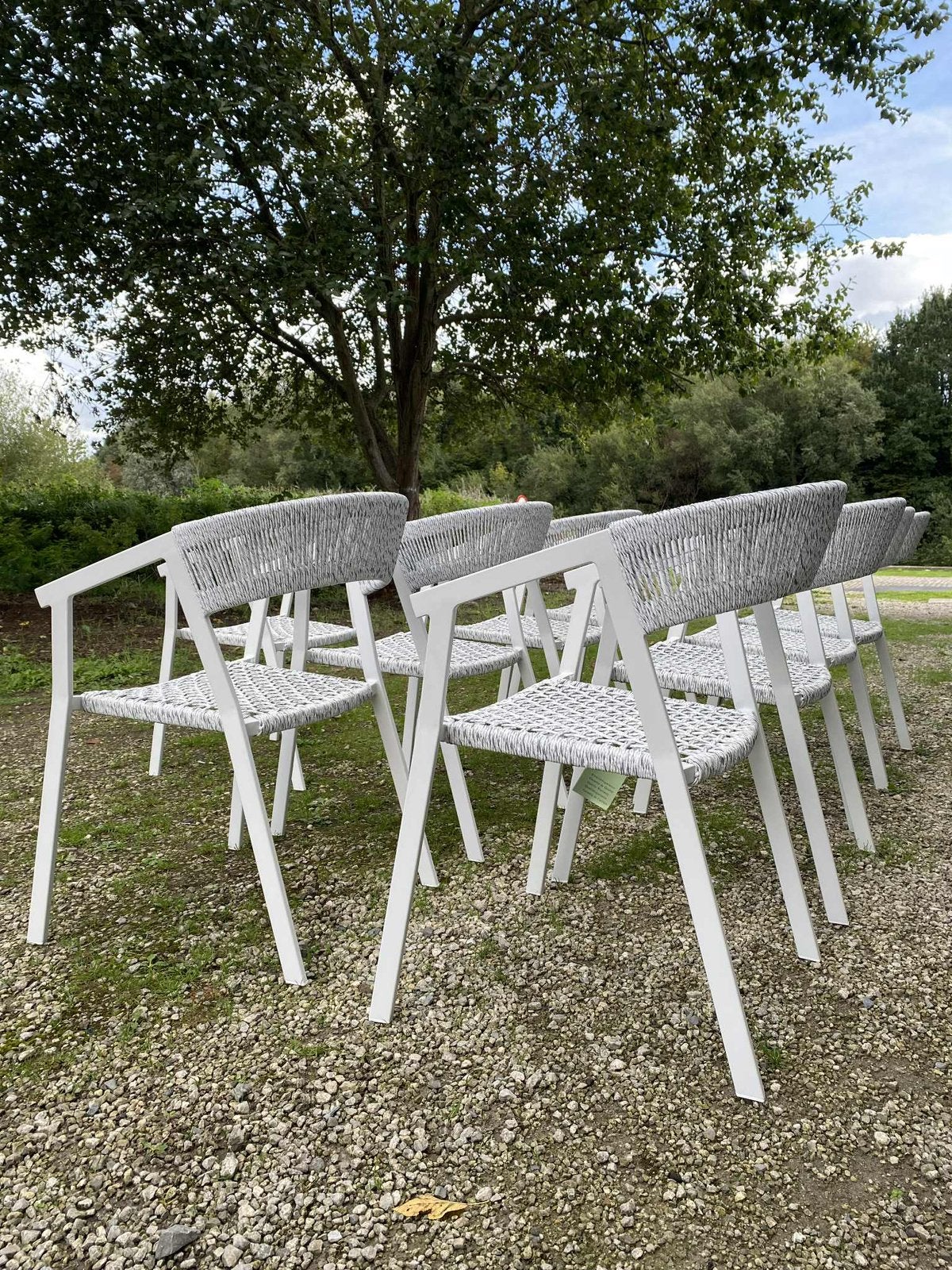 Nieuw! Bristol 9 stapelbaar tuinstoelen in topconditie!, Jardin & Terrasse, Enlèvement, Comme neuf