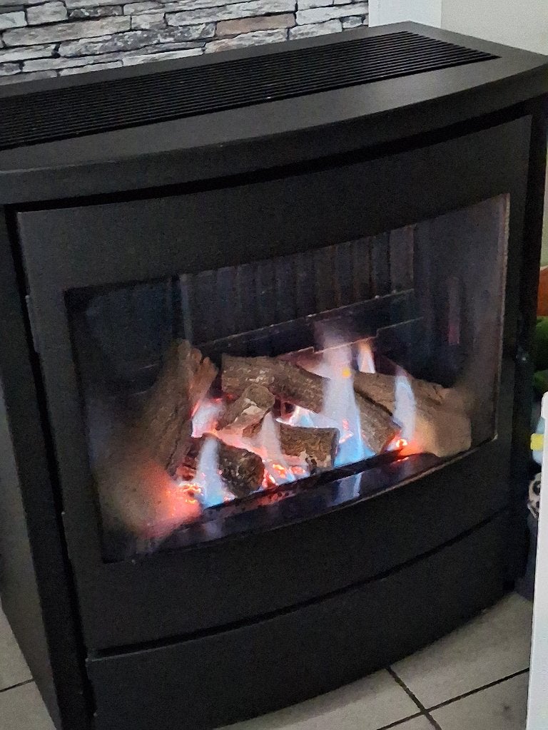 VENDS POÊLE AU GAZ, Ophalen, Gas, Zo goed als nieuw, Vrijstaand