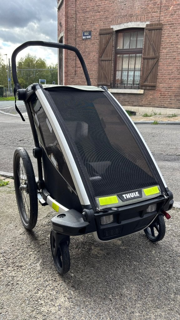 Remorque vélo/poussette Thule Chariot Lite 1 & accessoires, Comme neuf, Enlèvement, Suspension, Thule