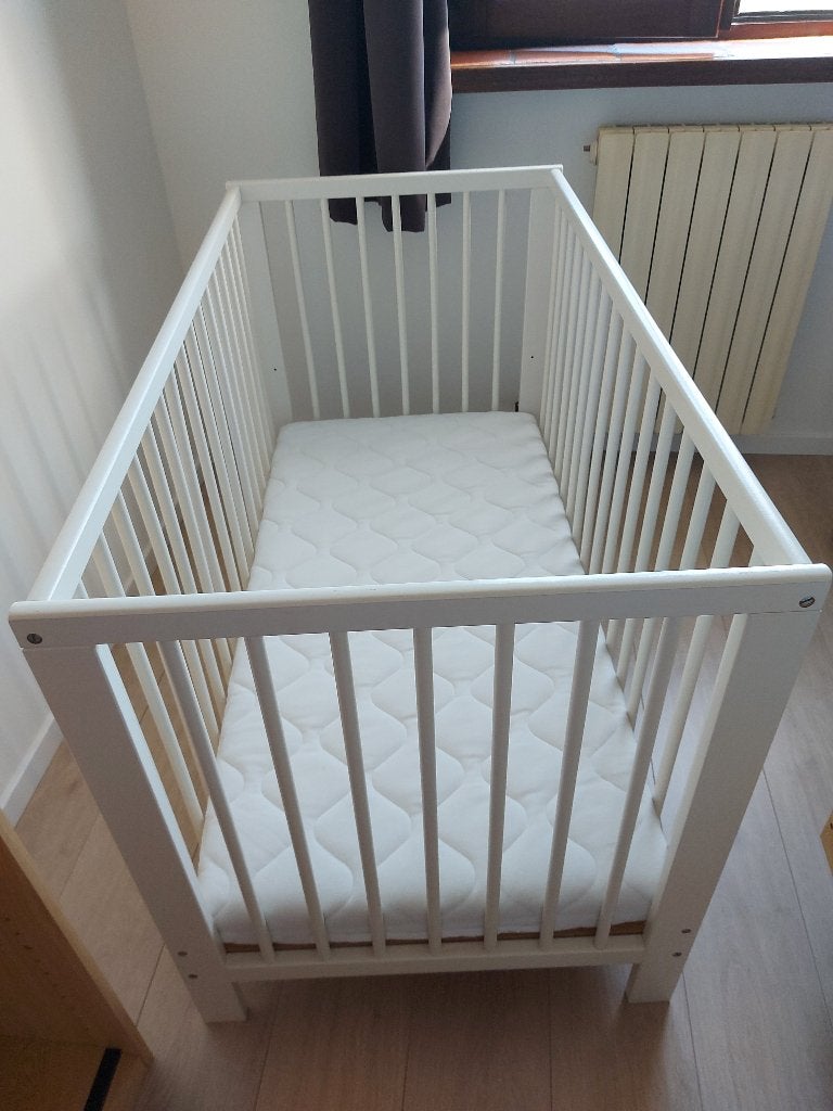 Babybed met matras, Matelas, Moins de 70 cm, Comme neuf, Enlèvement