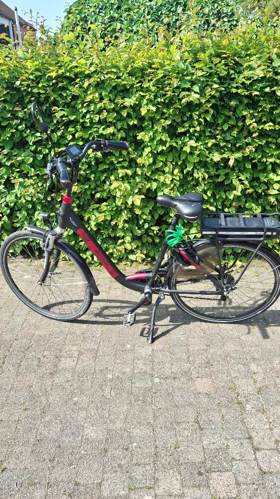 E-bike, Fietsen en Brommers, Elektrische fietsen, Gebruikt, 50 km per accu of meer, 55 tot 59 cm, Ophalen