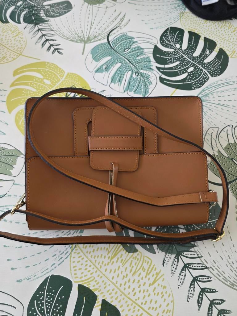 handtas in leder.made in Italië., Ophalen