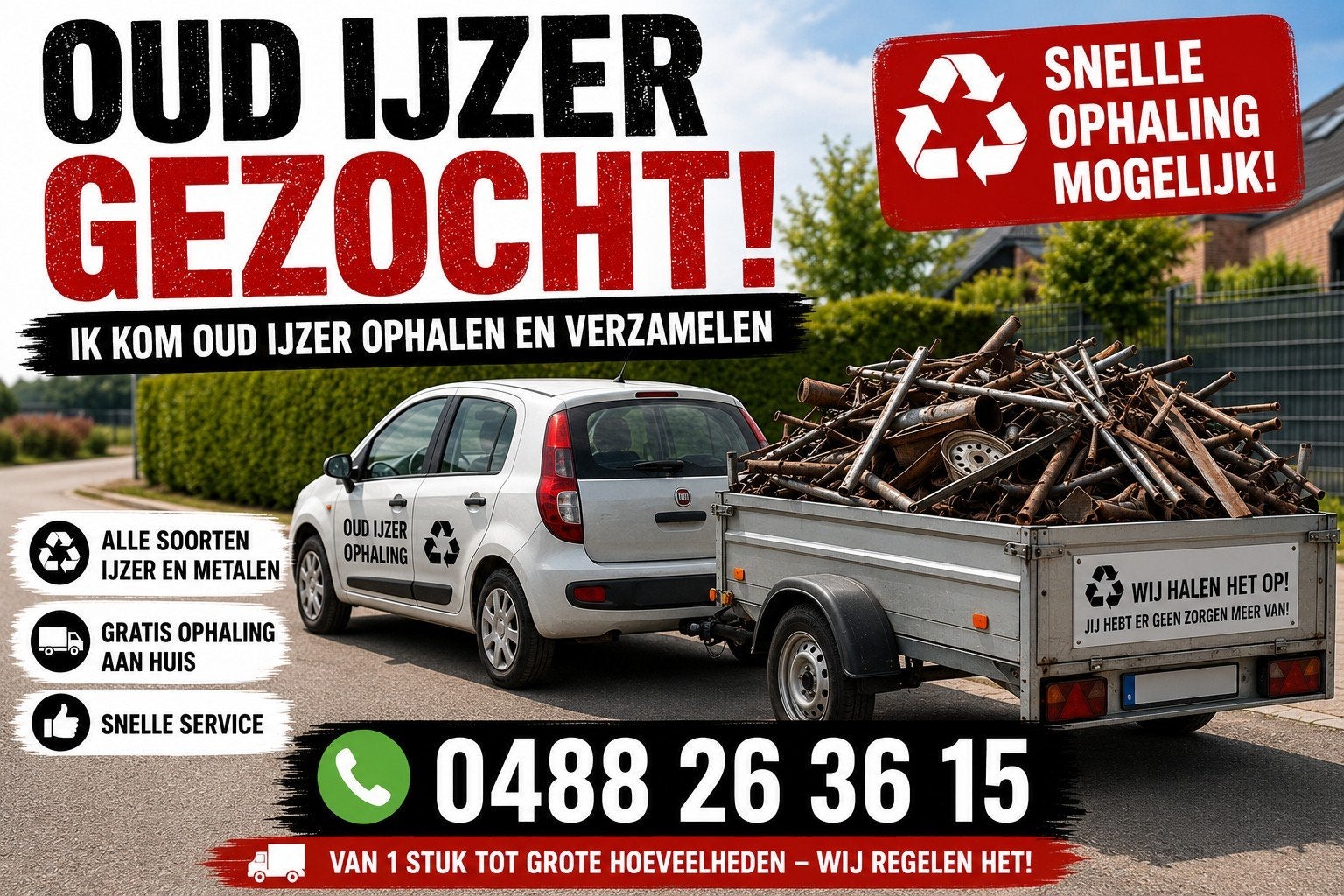 gratis ijzer ophaling, Tickets en Kaartjes