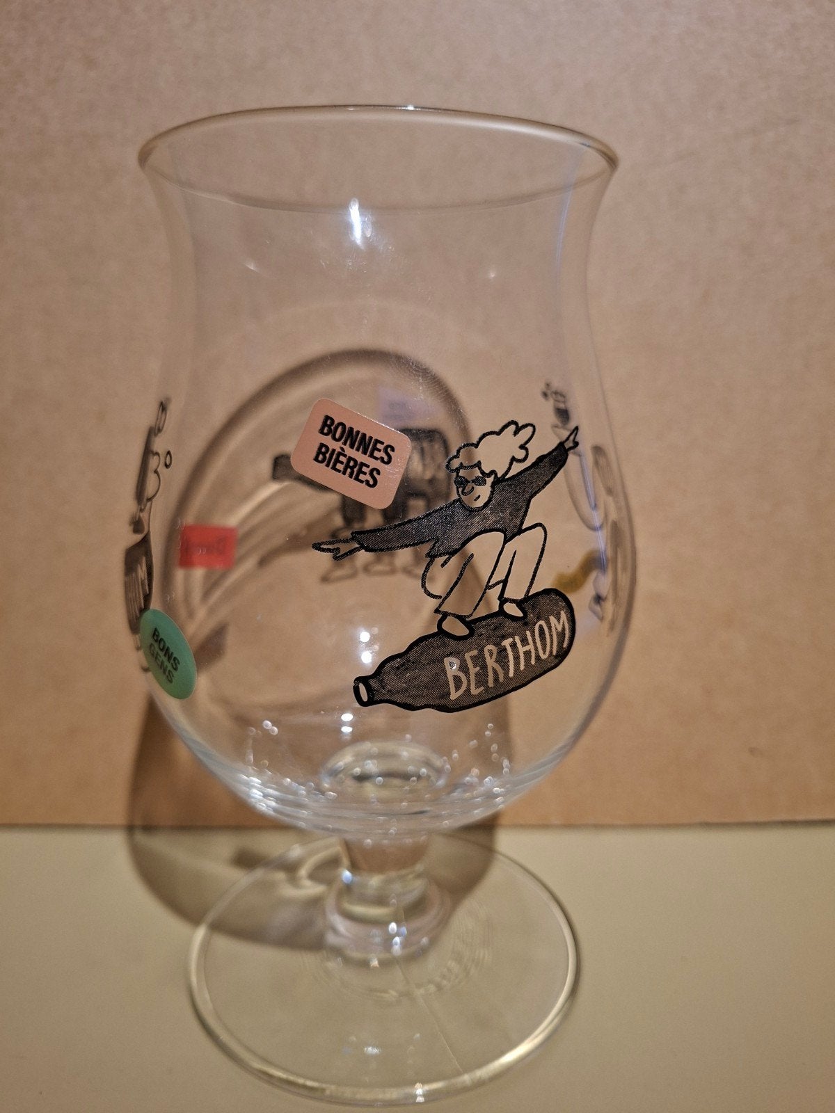 Duvel glas berthom, Ophalen of Verzenden, Duvel