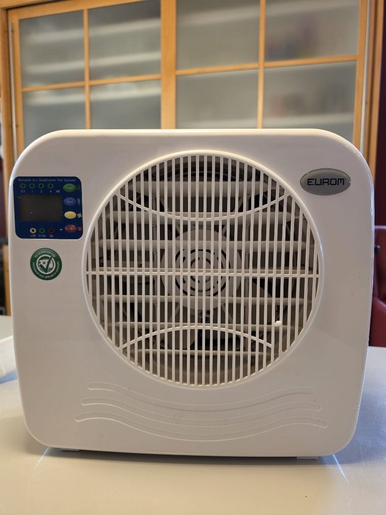 Eurom AC2401 Split Airco voor camper of caravan, Caravanes & Camping, Caravanes Accessoires, Comme neuf, Enlèvement
