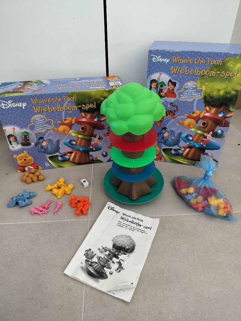Winnie The Pooh - wiebelboom - gezelschapsspel, Hobby en Vrije tijd, Ophalen of Verzenden