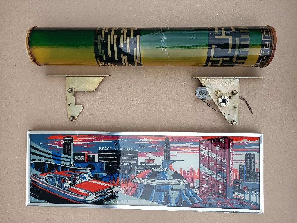 Animatie Paneel jupiter 160K President (1971) jukebox, Envoi