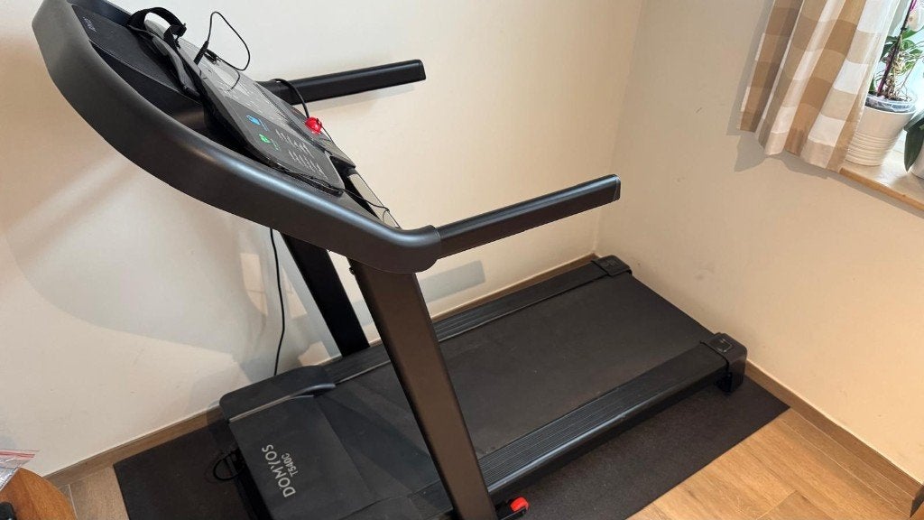 Tapis de course Domyos T540C, Jambes, Tapis roulant, Comme neuf, Synthétique
