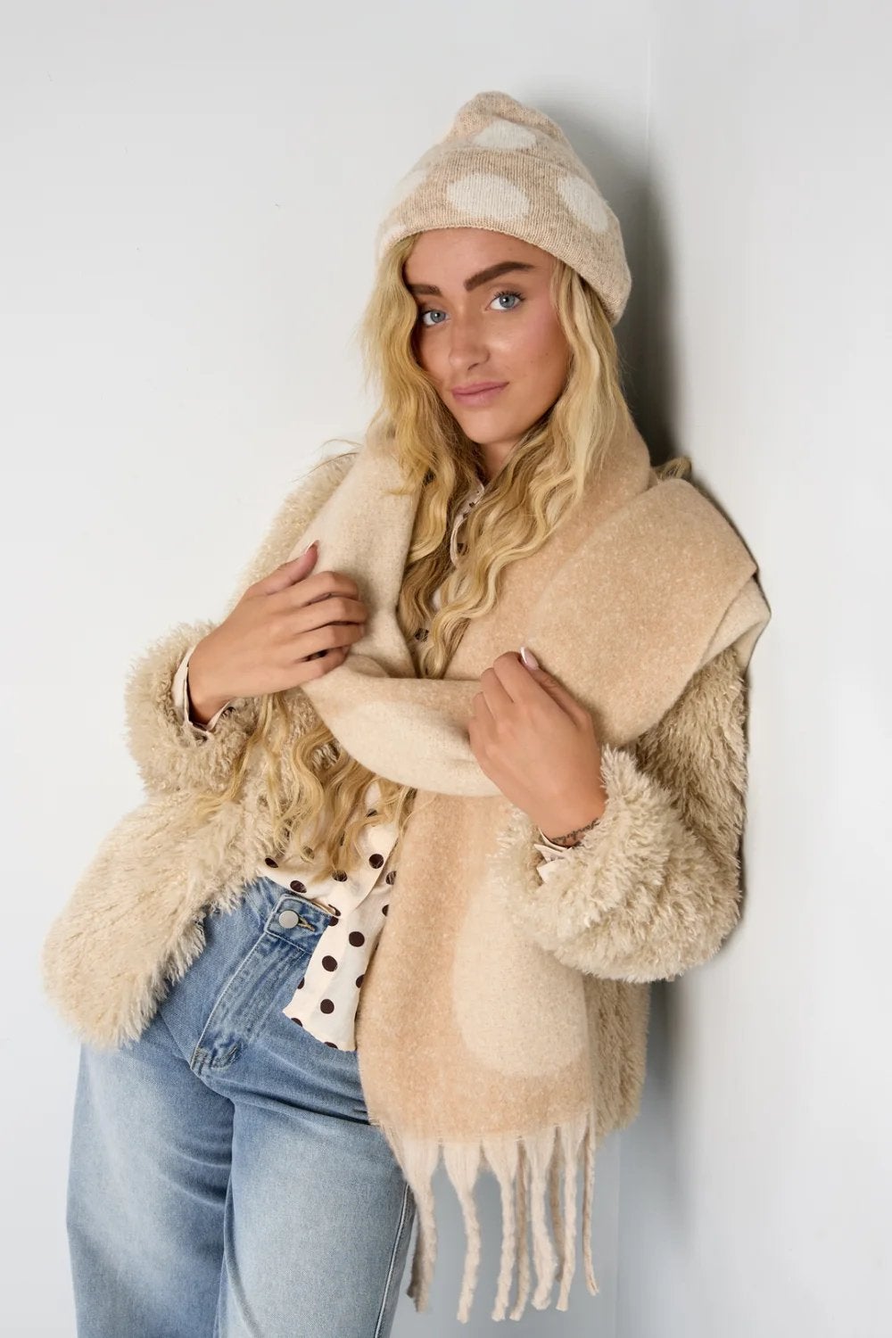 Warme winterset – sjaal & muts ️Nieuwe, Enlèvement ou Envoi, Neuf, Bonnet