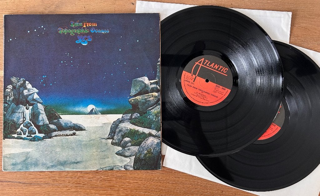 YES - Tales from topographic oceans ( 2LP; Z-Afrika ), Cd's en Dvd's, Vinyl | Rock, Zo goed als nieuw, Progressive Rock, Dubbel-LP
