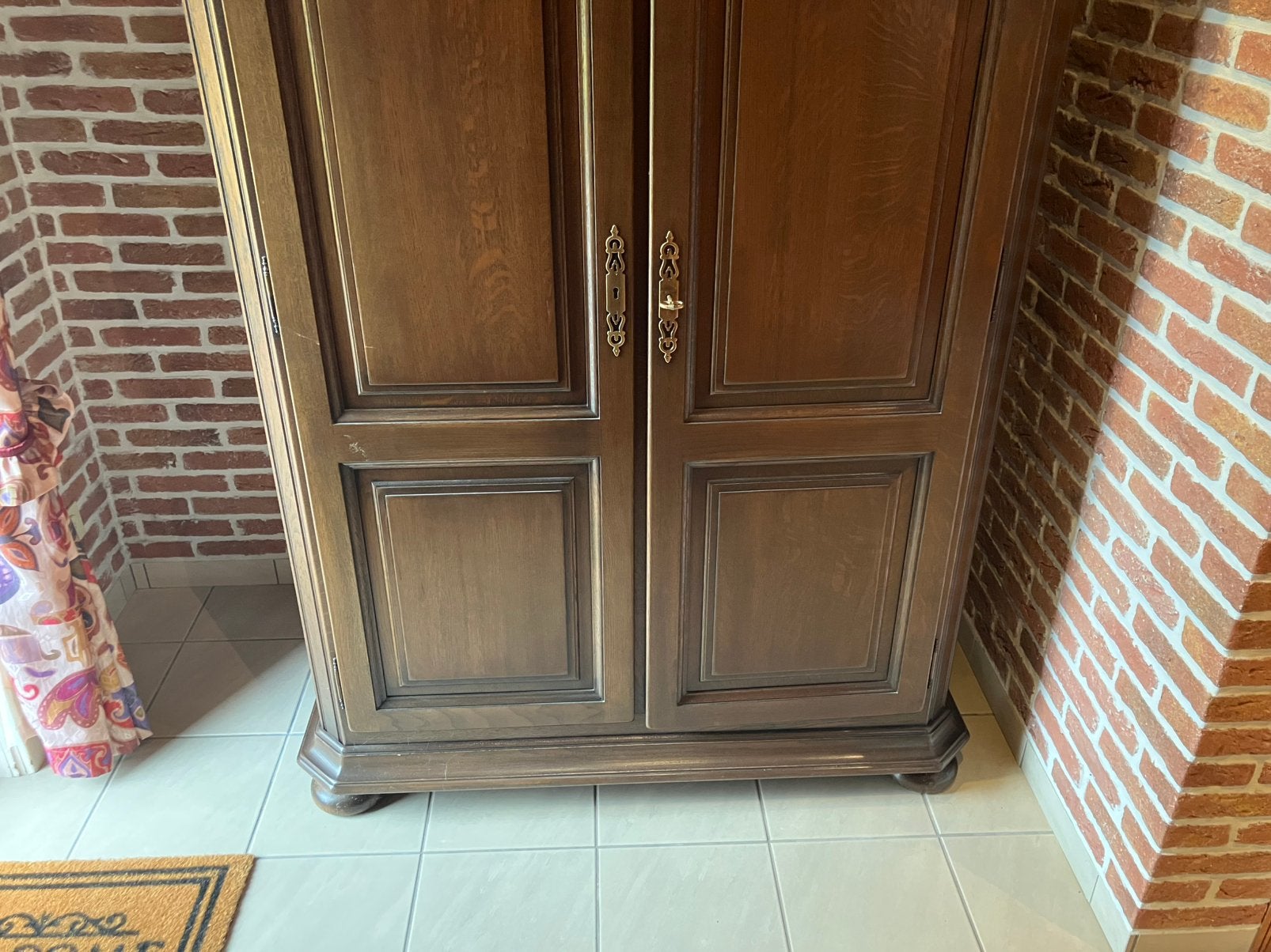 Halkast 195 hoog 115 breed 45 cm diep, Ophalen