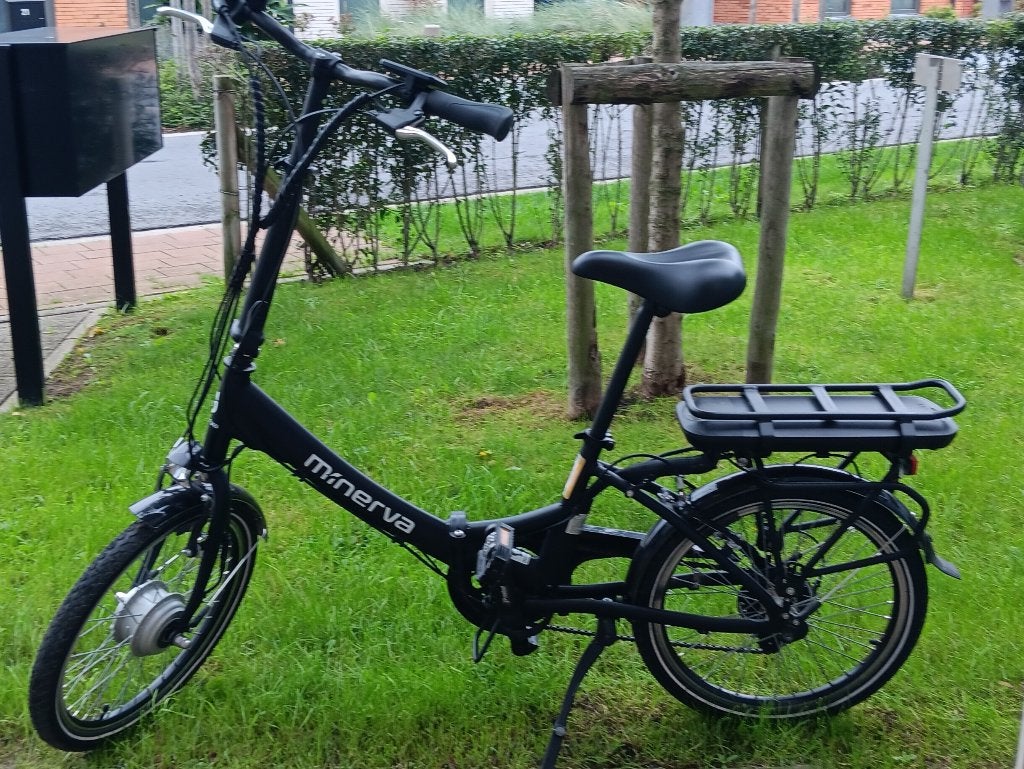 Electrische plooifiets Minerva, Fietsen en Brommers, Ophalen, Gebruikt, 50 km per accu of meer, Overige merken