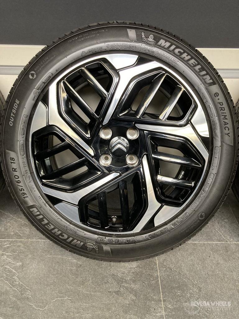 18” originele Citroen C4 / C4 X velgen + banden 4x108 983206, Auto-onderdelen, Banden en Velgen, 18 inch, Gebruikt, -, -