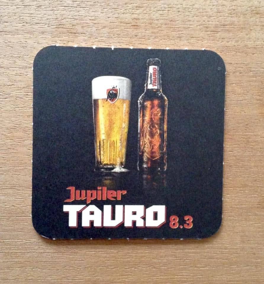 Jupiler Tauro 8.3 bierviltje, Verzamelen, Ophalen of Verzenden, Nieuw, Viltje(s), Jupiler