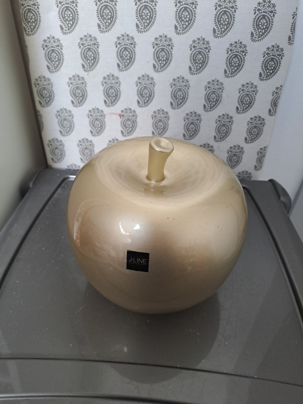 Decoratie goudkleurige appel J-line te koop, Ophalen