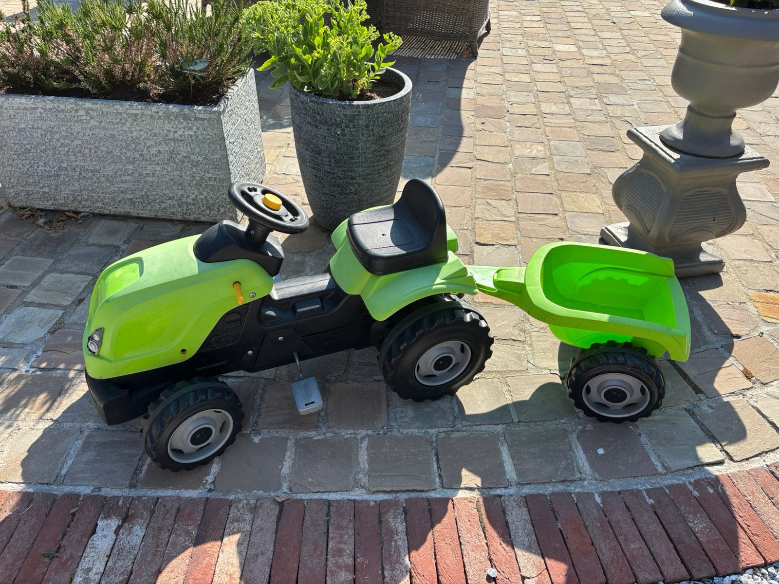 Tracktor plus kar in goede staat, Ophalen, Zo goed als nieuw