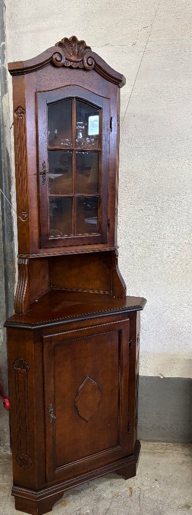 Houten hoekkastje, Antiek en Kunst, Ophalen