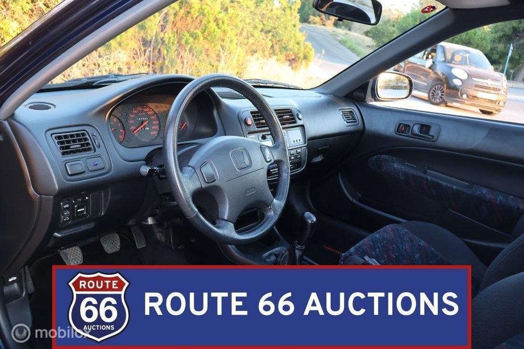 Honda Civic VTi | 1997 | Route 66 Auctions, Auto's, Honda, Zwart, Bedrijf, Handgeschakeld