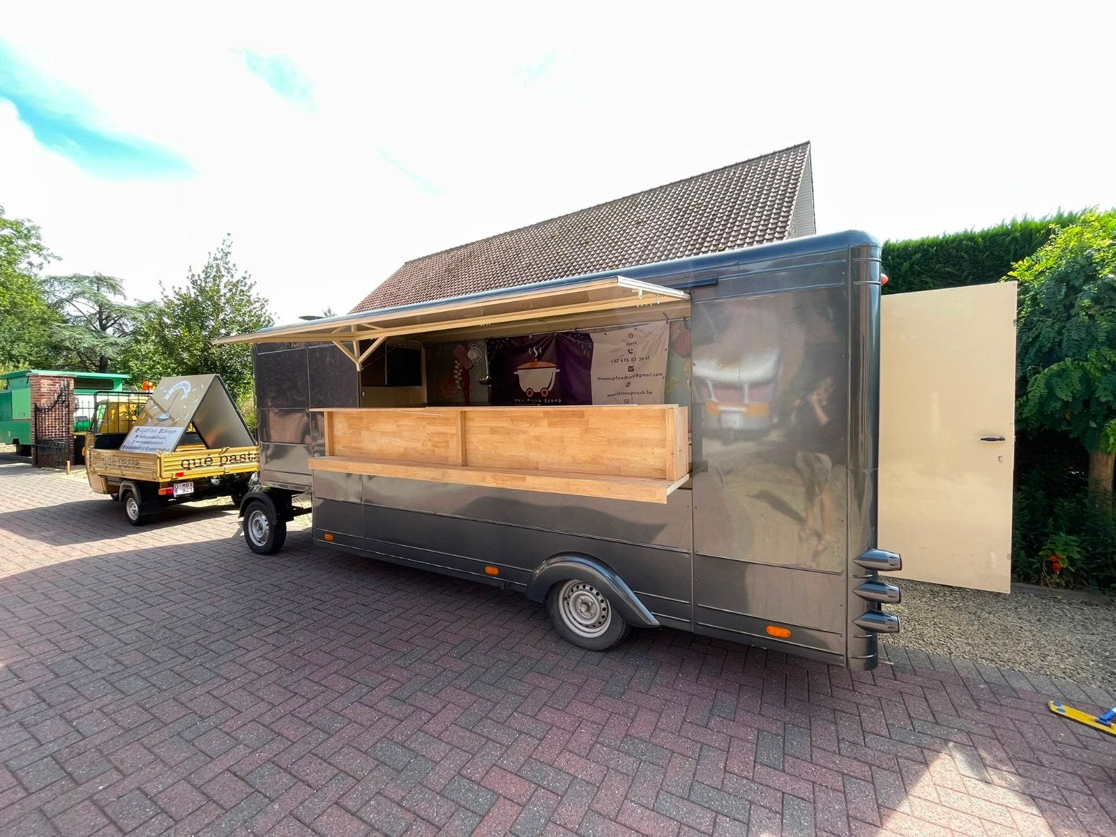 Airstream foodtruck + vespa ape 220cc uniek in Benelux, Enlèvement