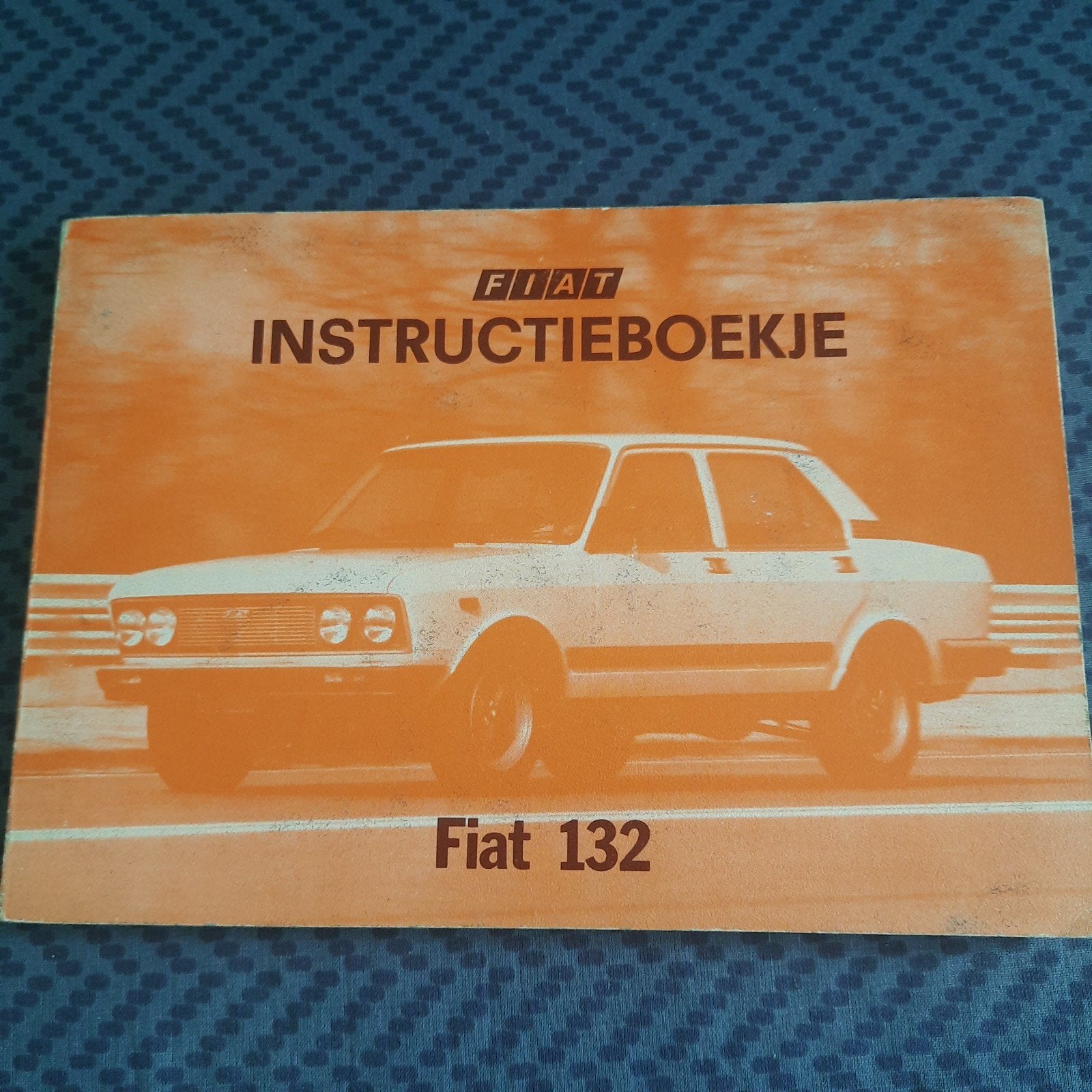 FIAT 132 ARGENTA *VINTAGE* ORIGINEEL INSTRUCTIEBOEKJE*TOP*, Ophalen