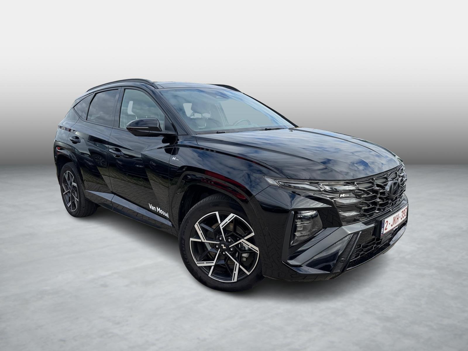 Hyundai Tucson 1.6 T-GDi Hybrid Shine N-Line Sensation Pack, Auto's, Stof, Gebruikt, 230 pk, 4 cilinders