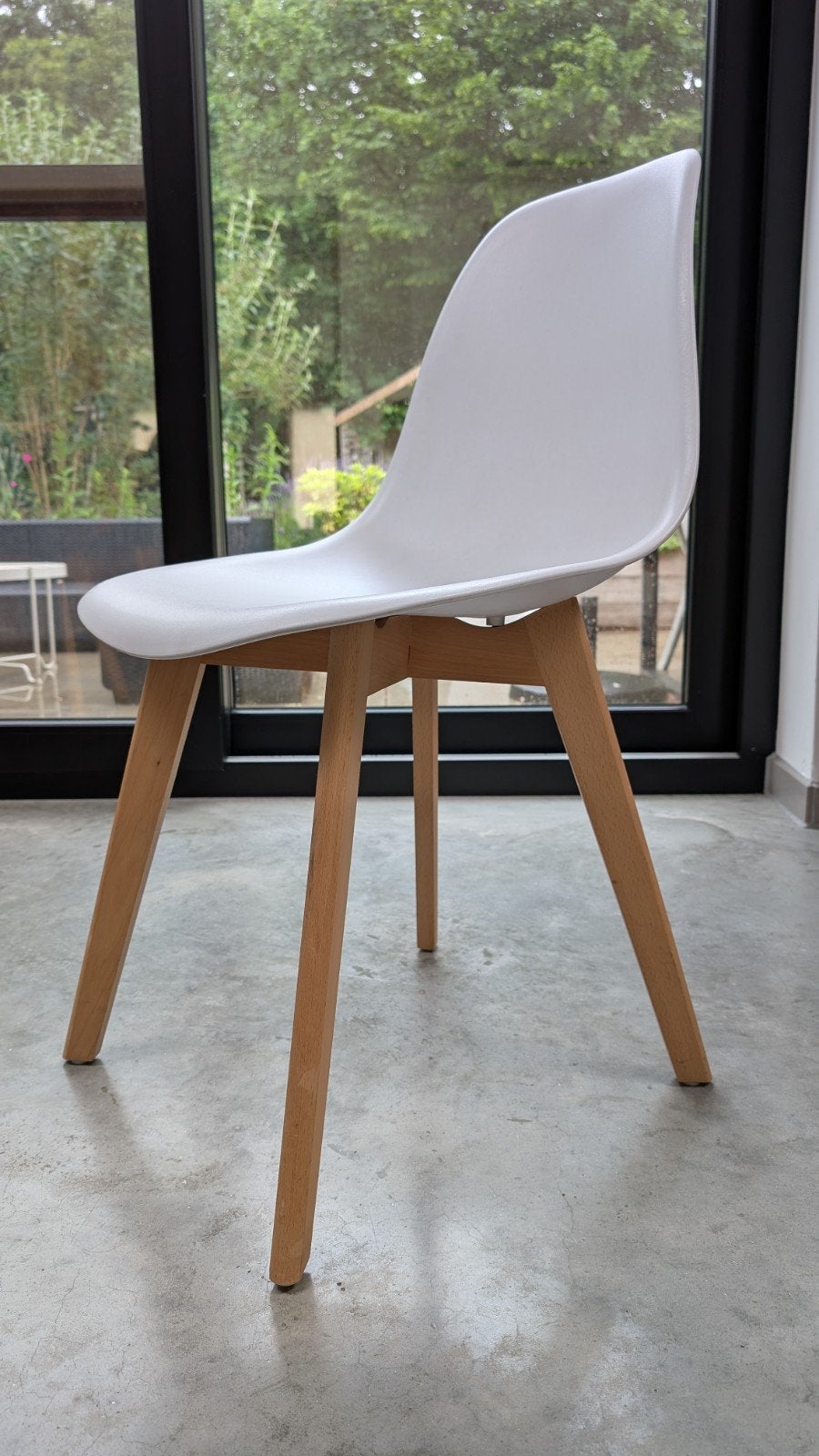 Witte stoelen 4 stuks, Enlèvement