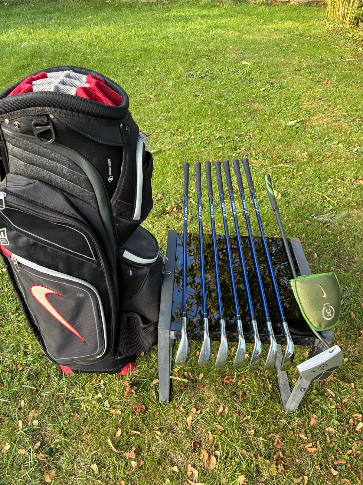 Mens Nike VR II PRO Cavity irons  4-PW and cart bag, Ophalen, Zo goed als nieuw, Set, Overige merken