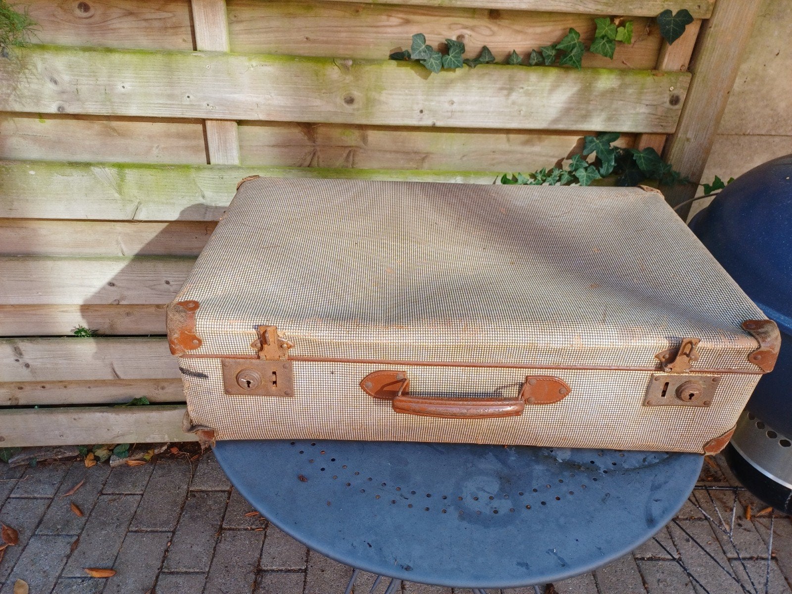 vintage koffers, Ophalen