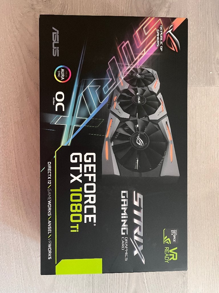 ASUS ROG Strix GTX 1080 Ti OC 11GB, Informatique & Logiciels, PCI-Express 3, Enlèvement ou Envoi, HDMI, Comme neuf