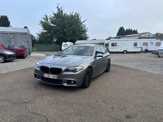 BMW 520d - Touring - M pakket, Autos, Cuir, Euro 6, Noir, 5 portes