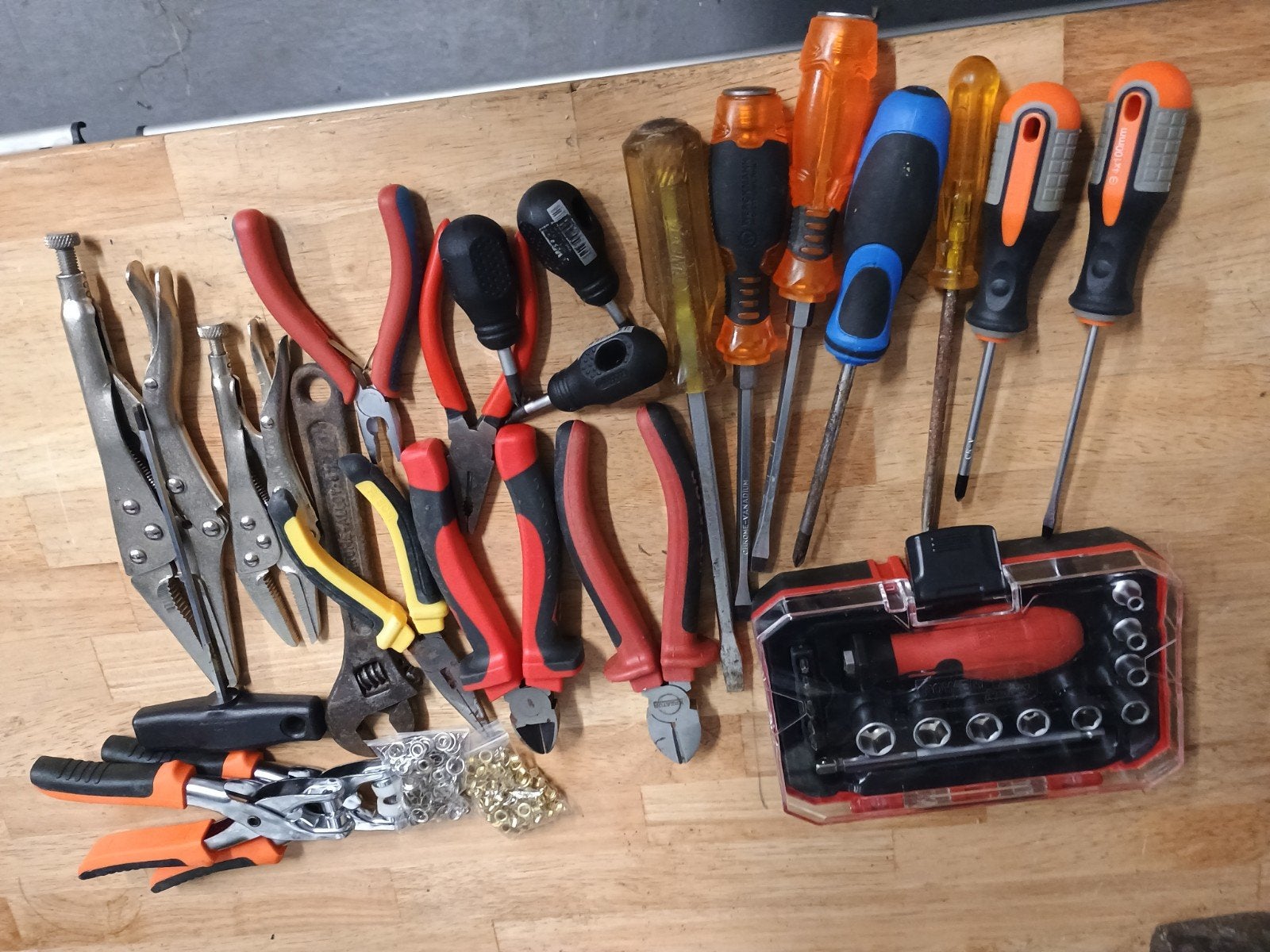 assortiment handgereedschap, Bricolage & Construction, Outillage | Outillage à main, Enlèvement ou Envoi
