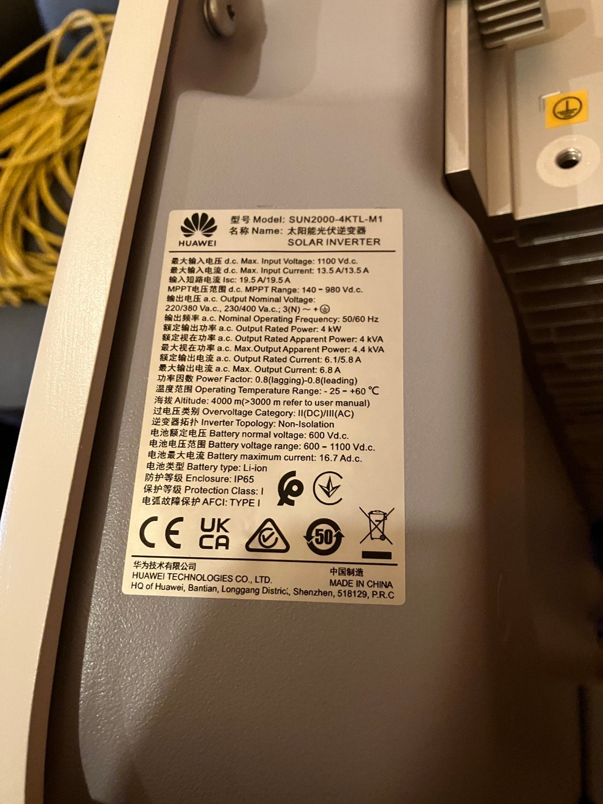 Huawei hybride 3 fasige omvormer, Ophalen, Zo goed als nieuw