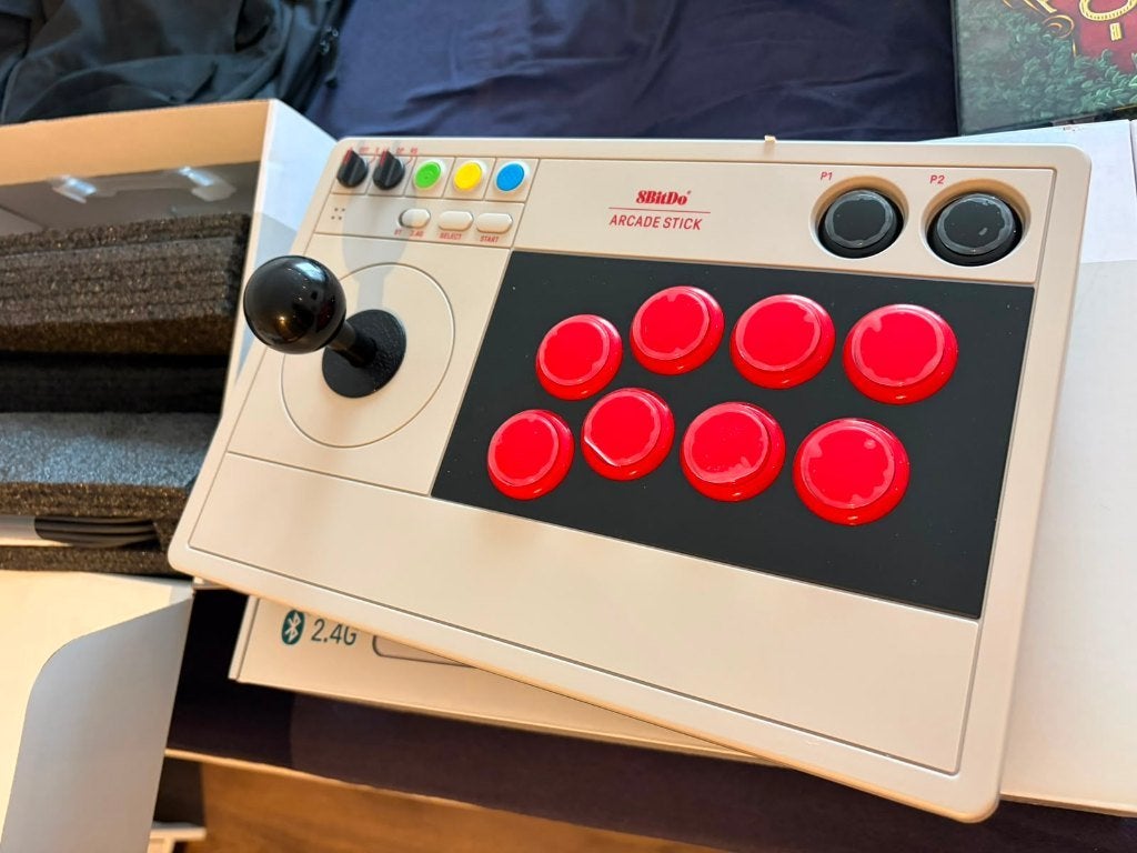8bitdo Arcade Sticks 2.4G Bluetooth, Ophalen of Verzenden, Zo goed als nieuw, 8bitdo