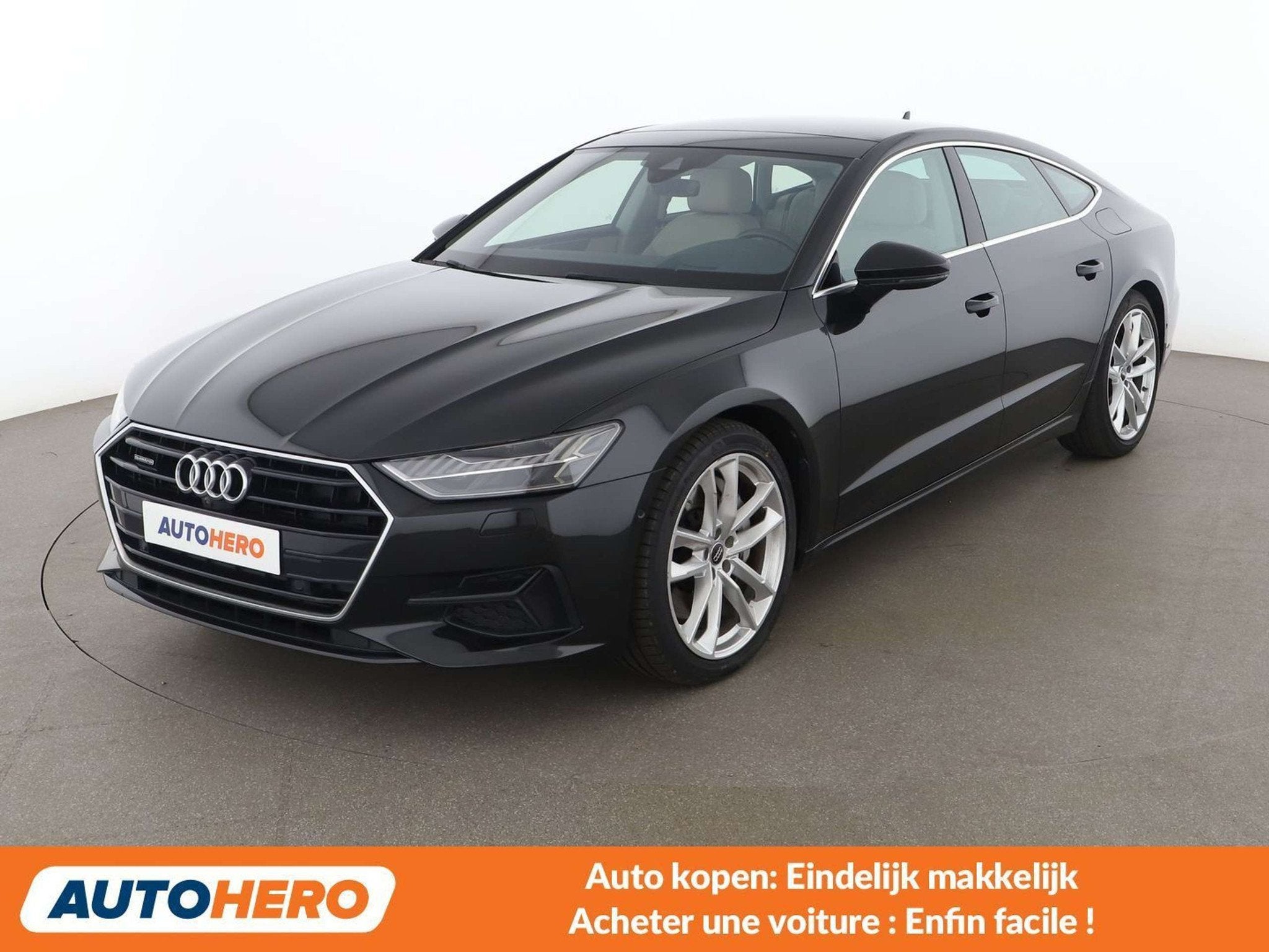 Audi A7 50 TFSIe quattro (bj 2020, automaat), Auto's, Audi, Euro 6, 48 g/km, 1984 cc, Zwart