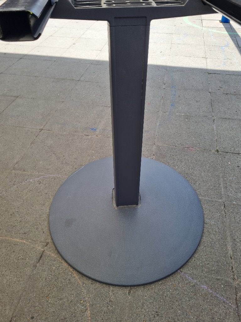 zware metalen ronde tafel-bureauvoet met kabeldoorvoer, Enlèvement
