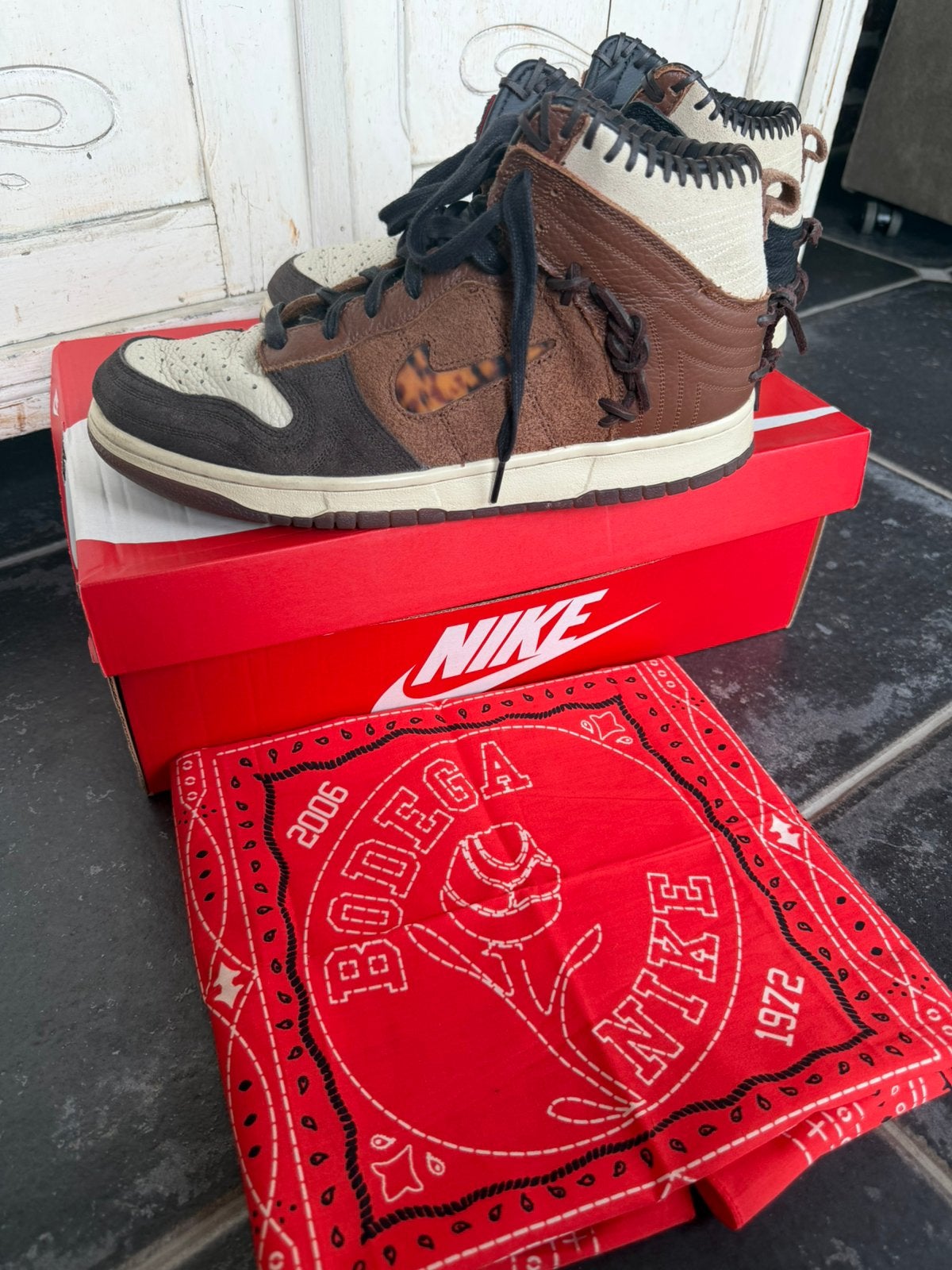 Nike dunk high bodega, Ophalen, Zo goed als nieuw