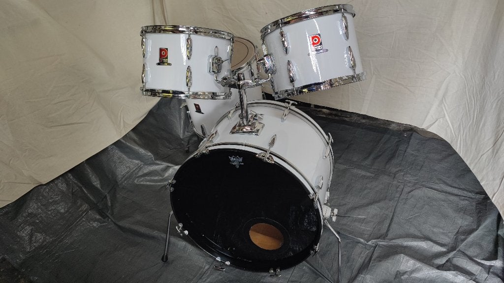 Fûts Premier Club  blanche + caisse claire  Made in England, Musique & Instruments, Enlèvement, Utilisé, Premier