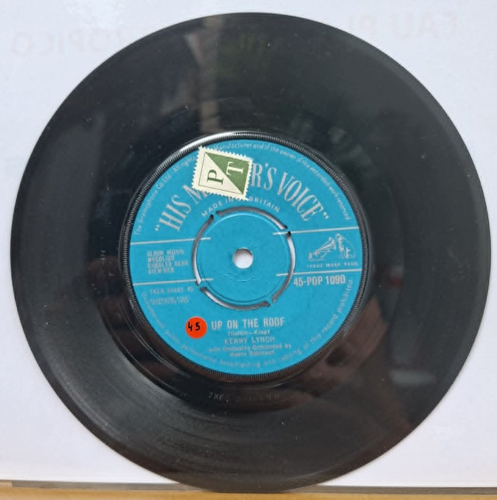 Popcorn Groove/Kenny Lynch — Op het dak, Cd's en Dvd's, Gebruikt, Pop, Originele persing, 7 inch